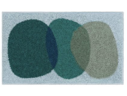NUMA - Koupelnová předložka Šedá-zelená (Rozměr 60x100 cm)