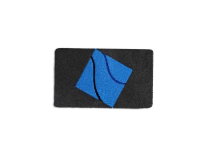 NIMA - Koupelnová předložka modrá 50x60 cm s výřezem pro WC BATEX 8590507985181 B4676-006001134 156 1679