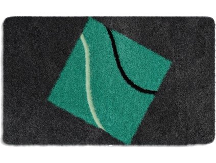 NIMA - Koupelnová předložka zelená 50x60 cm s výřezem pro WC BATEX 8590507985228 B4676-006001280 156 1683