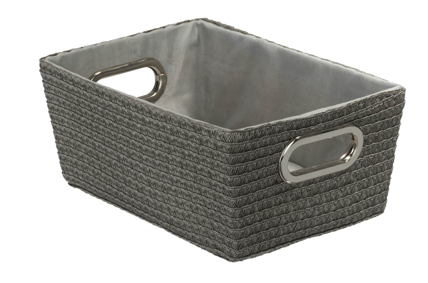 WENKO Úložný box CHROMO šedý 19,5x12x28 cm Wenko