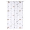 OCEANO - Sprchový závěs 180x200 cm, bílý/hnědý, d1014-098409000, 8590507365174, 63
