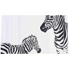 ZEBRA - Sprchový závěs 180x200 cm, bílý, d1005-098409000, 8590507317135, 64