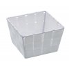 ADRIA - Úložný box čtvercový 14x9x14 cm, bílý