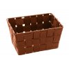 ADRIA - Úložný box dlouhý 14x9x19 cm, hnědý