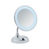 STYLE - LED stojící kosmetické zrcátko, kovově lesklé, z3656440100, 4008838365847, 63