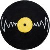 Kruhová předložka černá, Polyakryl SuperSoft, VINYL