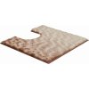 SAND - WC předložka s výřezem 55x55 cm, hnědá 8590507238393 B3255-05203