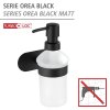 BEZ VRTÁNÍ TurboLoc OREA BLACK - Dávkovač mýdla, černý 4008838307243 Z24291100