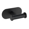 BEZ VRTÁNÍ TurboLoc OREA BLACK - Nástěnný háček dvojitý, černý 4008838277317 Z24288100