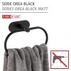 BEZ VRTÁNÍ TurboLoc OREA BLACK - Věšák na ručník, černý 4008838298930 Z24292100