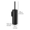 BEZ VRTÁNÍ TurboLoc OREA BLACK - WC štětka, černá 4008838298039 Z24289100
