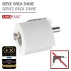 BEZ VRTÁNÍ TurboLoc OREA SHINE - Držák WC papíru, kovově lesklý 4008838281918 Z24167100
