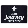 YOUR JOURNEY - Rohože a rohožky do domácnosti černobílé