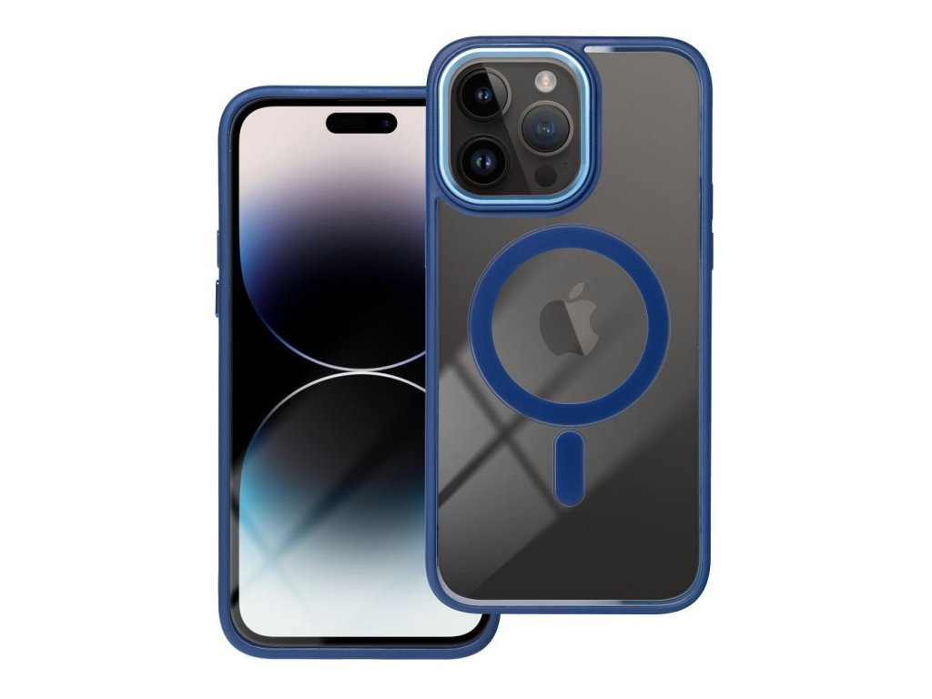 FuteraCOLOREDGEMAGCOVERkompatybilnyzMagSafedoIPHONE14ProMaxniebieski1