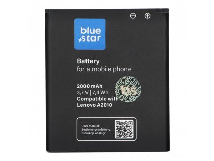 466008 2 baterie 2000mah blue star lenovo a2010 li poly premium