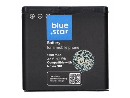 466251 3 baterie blue star nokia e51 n81 8gb n82 bp 6mt 1200mah