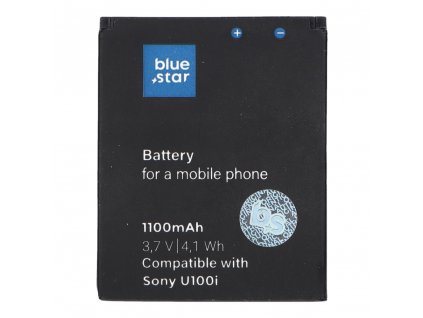 466410 3 baterie blue star sony ericsson u100 yari j10i j10i2 elm 1100mah