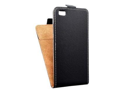 8770 3 forcell pouzdro slim flip flexi fresh pro huawei p8 lite cerne