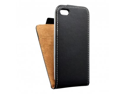 3427 5 forcell pouzdro slim flip flexi fresh pro iphone 5 5s cerne