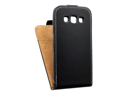 18148 forcell pouzdro slim flip flexi fresh samsung a300f galaxy a3 cerne vertikalni