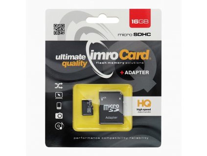 472941 1 pametova karta imro 16gb microsdhc class 10 uhs adapter sd