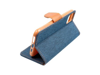 91947 1 pouzdro canvas book huawei mate 20 lite tmave modre