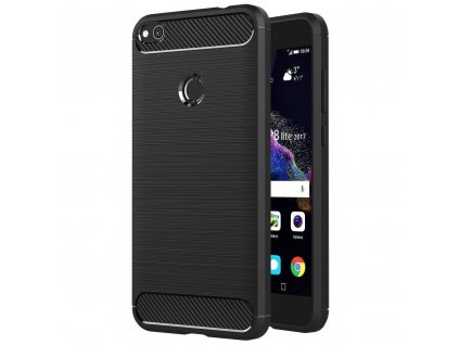 70470 pouzdro forcell carbon back cover pro huawei p8 lite 2017 cerne