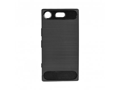 70662 1 pouzdro forcell carbon back cover pro sony xperia xz1 compact cerne