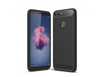 88677 1 pouzdro forcell carbon huawei p smart cerne