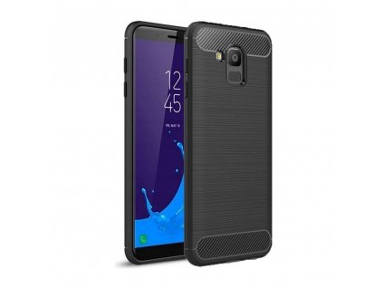 88737 pouzdro forcell carbon samsung galaxy j6 2018 cerne