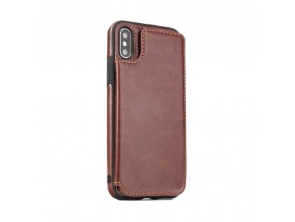 109352 pouzdro forcell wallet case samsung a7 2018 hnede