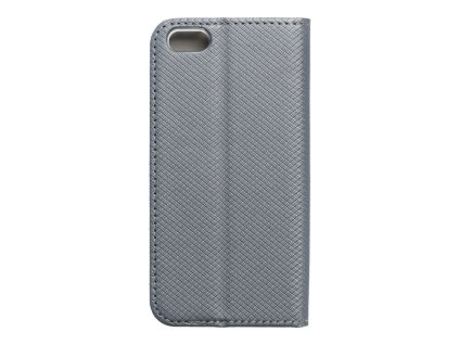 64118 2 pouzdro smart case book apple iphone 5 5s 5se metalicke