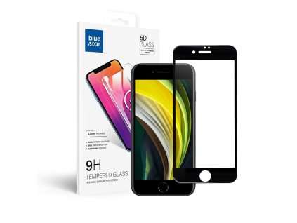 SzkohartowanedoiPhone7-8-SE2020fullglueBlueStar5Dczarne1