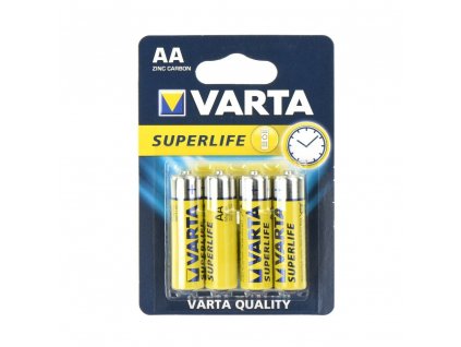 466698 varta baterie aa r6 1 5v superlife 4 ks