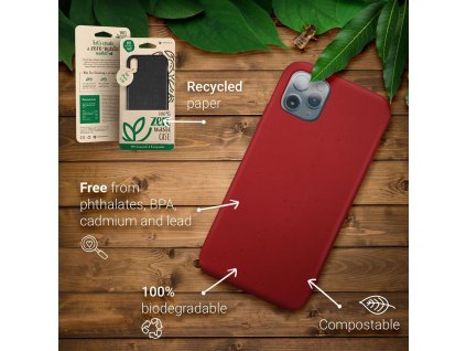153158 pouzdro forcell bio zero waste case samsung a51 cervene