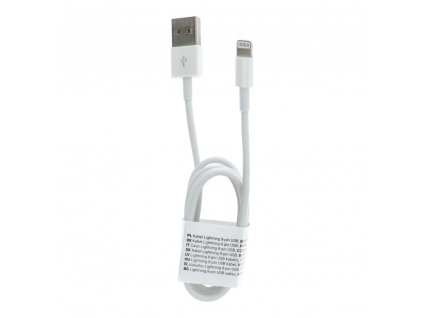 594089 kabel usb pro iphone lightning 8 pin 1 metr bily c601