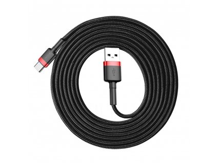 594827 baseus kabel usb cafule typ c 2a 3 metry cerveny catklf u09