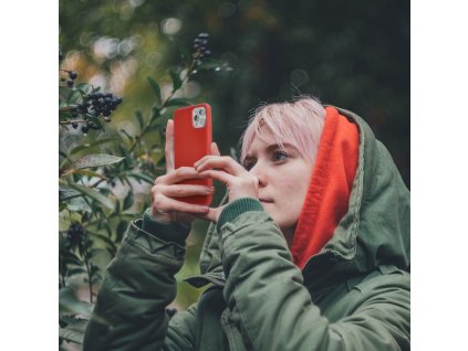 164765 pouzdro forcell bio zero waste case iphone 12 mini cervene