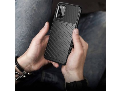 186246 3 pouzdro forcell thunder pro samsung galaxy a02s cerne