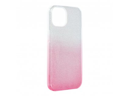 607768 pouzdro forcell shining apple iphone 13 transparent ruzove