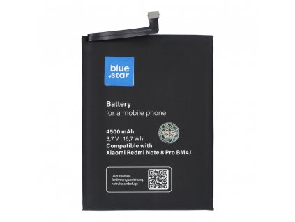 608794 5 baterie xiaomi redmi note 8 pro bm4j 4500 mah li ion blue star