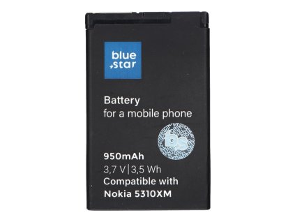 616584 2 baterie blue star nokia 5310 xpress music 6600f 7210s 7310s bl 4ct 950mah bs premium