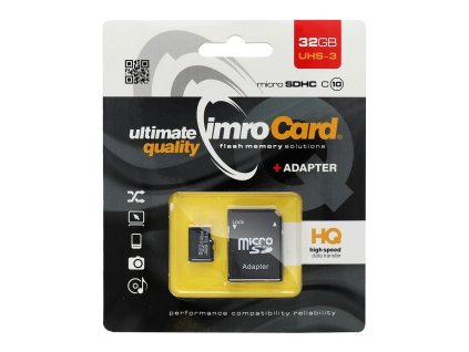 IMROkartapamicimicroSD32GB100MB-sclass10UHS3zadapteremSD1