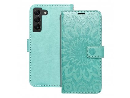 619317 11 pouzdro forcell mezzo book samsung galaxy s22 mandala zelene