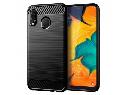 624789 pouzdro forcell carbon huawei p smart 2019 cerne