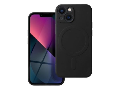 FuteraSILICONEMAGCOVERkompatybilnyzMagSafedoIPHONE13Miniczarny1