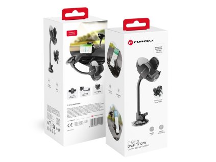 UchwytnatelefondosamochoduuniwersalnyForcellF-GripOval17cmdoszyby-deski-kratkiczarny1