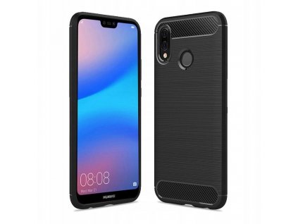624771 pouzdro forcell carbon huawei p20 lite cerne