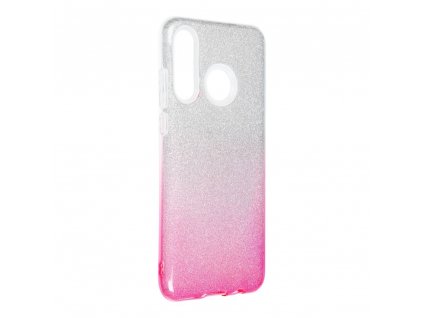 624729 pouzdro forcell shining huawei p30 lite transparent ruzove