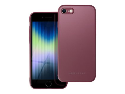 648903 pouzdro roar matte glass case apple iphone 7 8 se 2020 se 2022 bordo